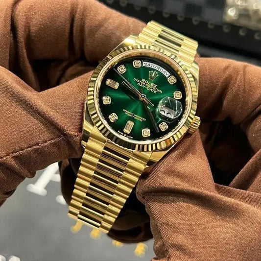 Rolex Daydate Green Gold