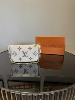 Louis Vuitto_n White Monogram Mini Eva Bag With OG Box & Dust Bag