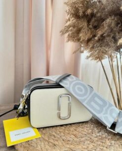 Marc Jacobs The SnapShot Camera Sling Bag With Dust Bag & OG Box (996 Black/White)*π€π€π―