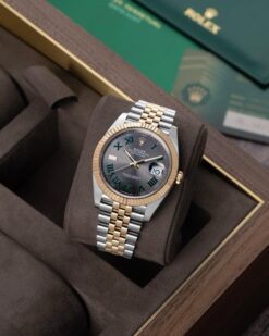 Rolex Datejust Dualtone Grey Dial Metal Watch