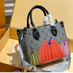 Louis Vuitton LV On The Go Pochette With OG Double Box & Dust Bag - Coin Pouch (Grey Pumpkin - 624)