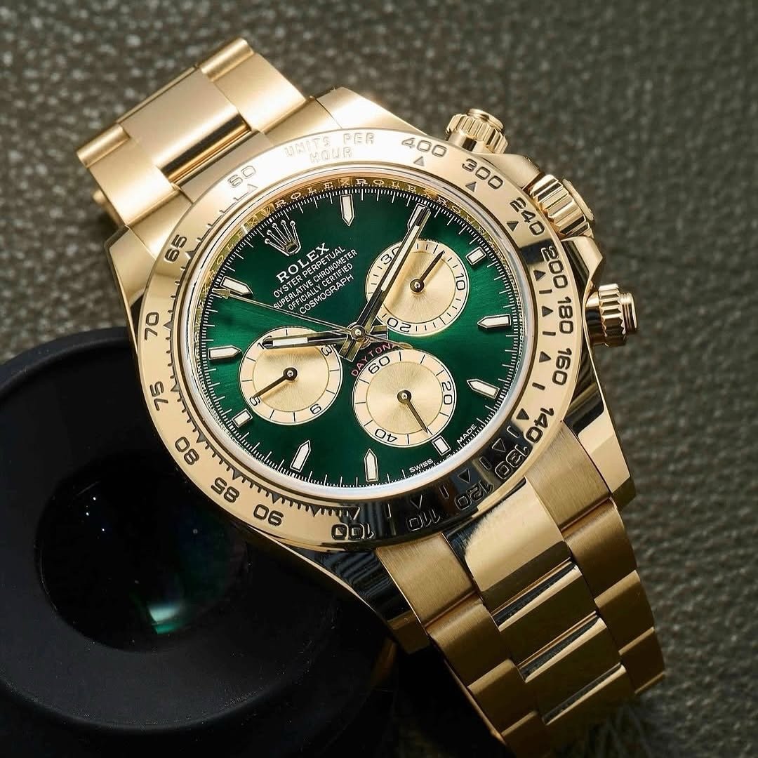 Rolex Daytona Gold Green new Edition